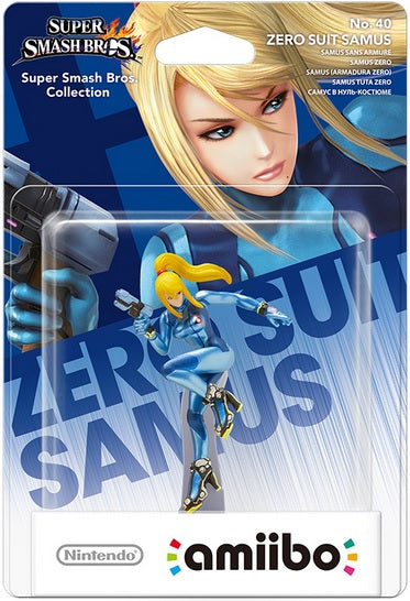 Nintendo - Figura Amiibo Smash Zero Suit Samus Nintendo - Figura Amiibo Smash Zero Suit Samus